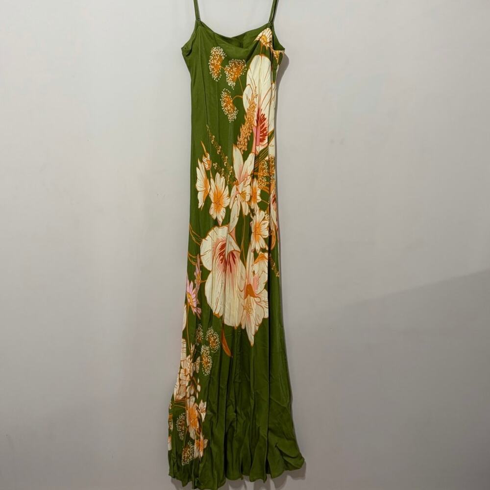 Farm Rio x Anthropologie Maxi Slip Dress Wildflower - Size XS - Picture 3 of 9